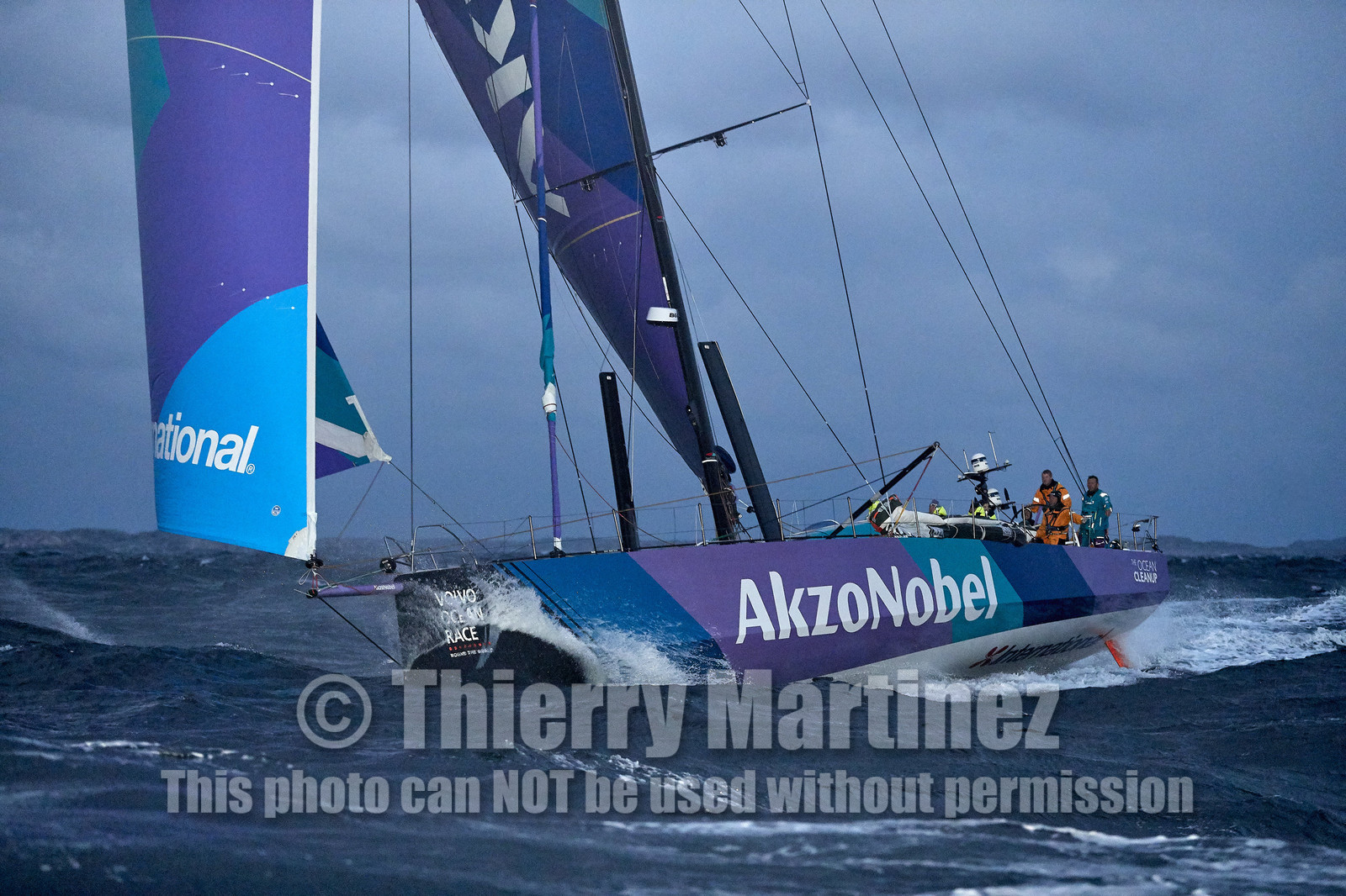 team AkzoNobel  in Volvo Ocean Race 2017-18.