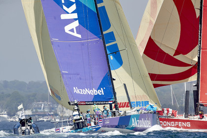 team AkzoNobel  in Volvo Ocean Race 2017-18.