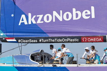 team AkzoNobel  in Volvo Ocean Race 2017-18.