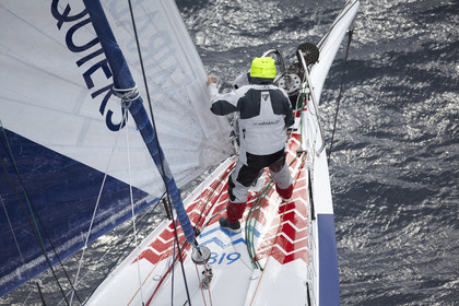 MIRABAUD  Monohull IMOCA 60, skipper Dominique Wavre (SUi)
