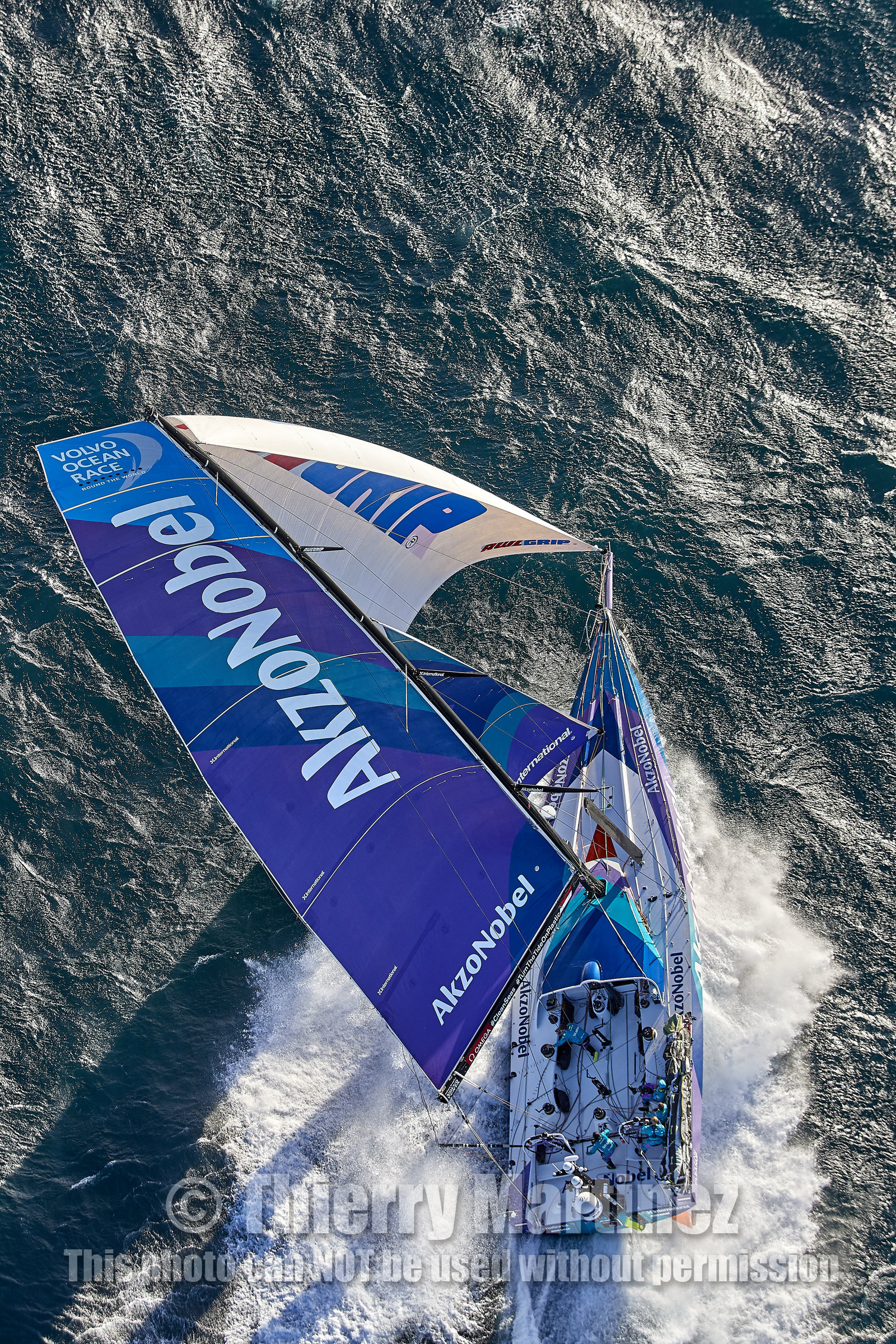 team AkzoNobel  in Volvo Ocean Race 2017-18.