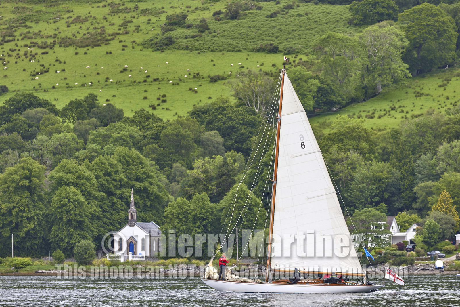 22_21651  © Thierry Martinez.FAIRLIE,SCOTLAND - UK 14th June 20222022 RICHARD MILLE FIFE REGATTA.Day 4 :ROTHESAY (ISLE OF BUTE) to PORTAVADIE.