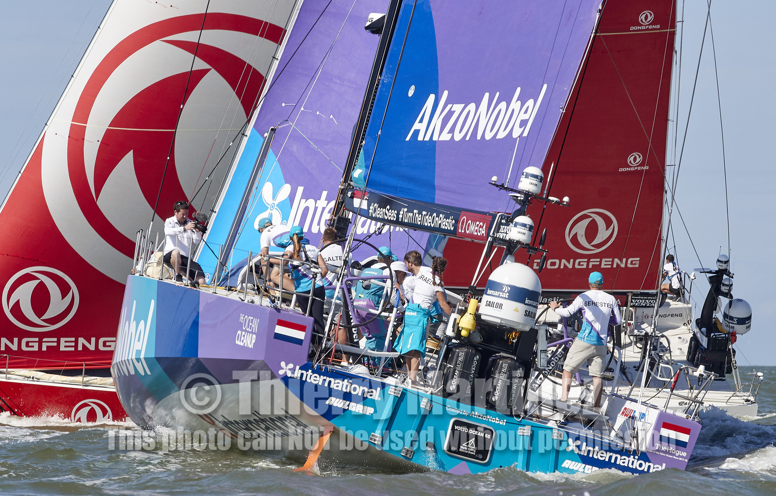 team AkzoNobel  in Volvo Ocean Race 2017-18.