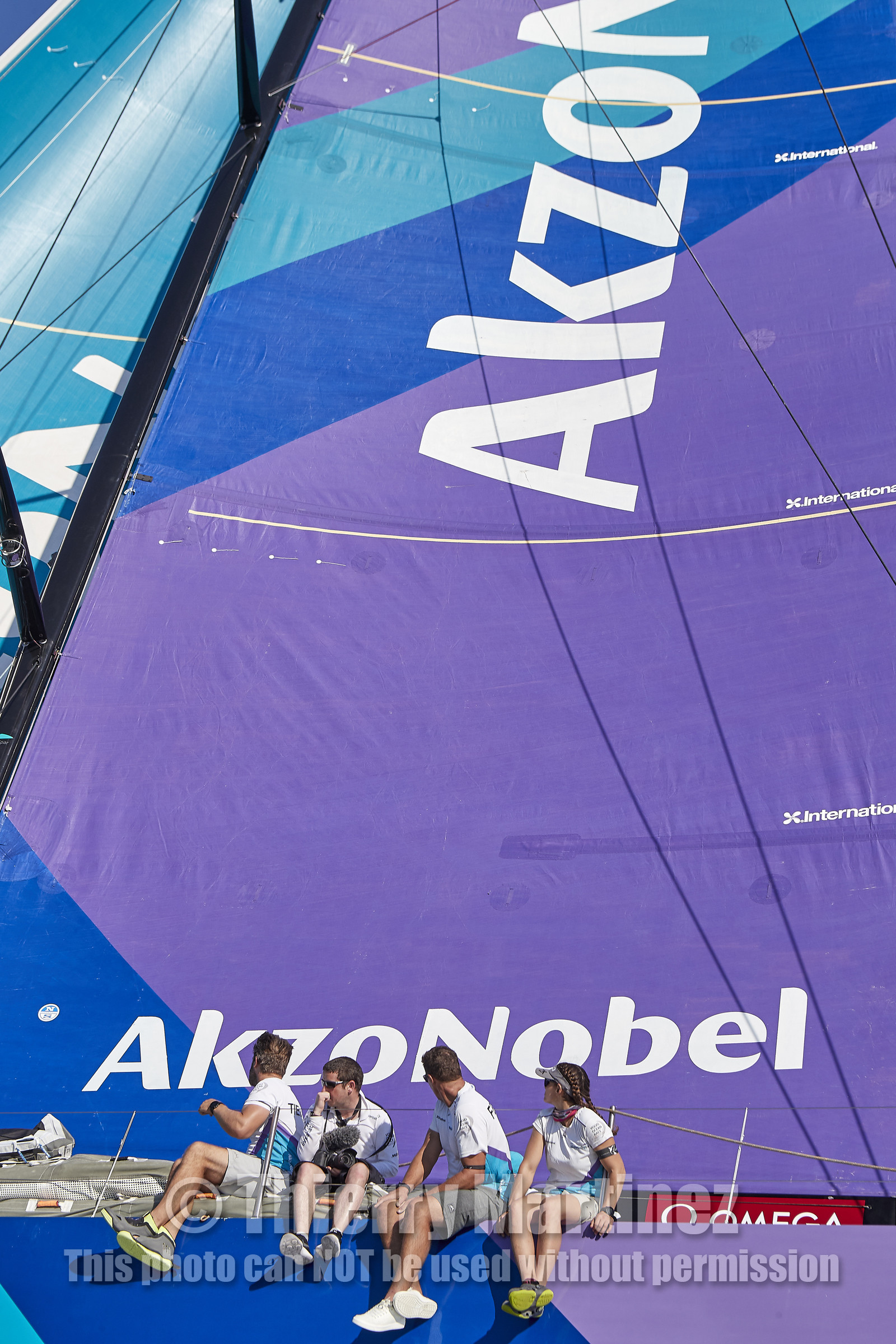 team AkzoNobel  in Volvo Ocean Race 2017-18.