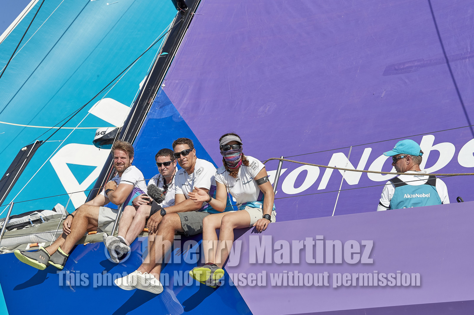 team AkzoNobel  in Volvo Ocean Race 2017-18.