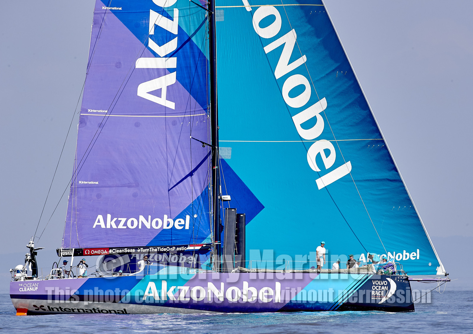 team AkzoNobel  in Volvo Ocean Race 2017-18.
