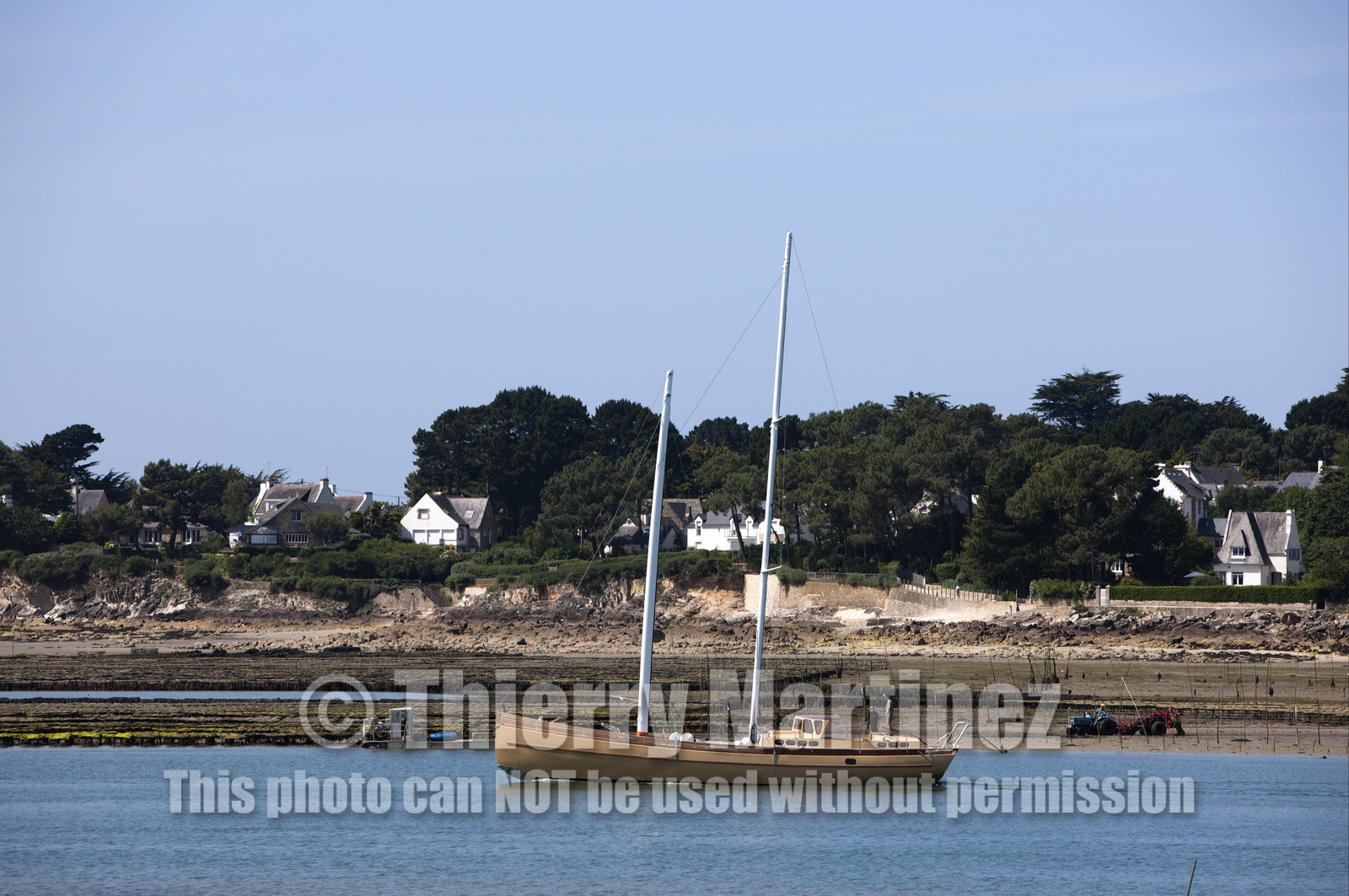 Launch of Thierry Dubois (FRA) new schooner LA LOUISE