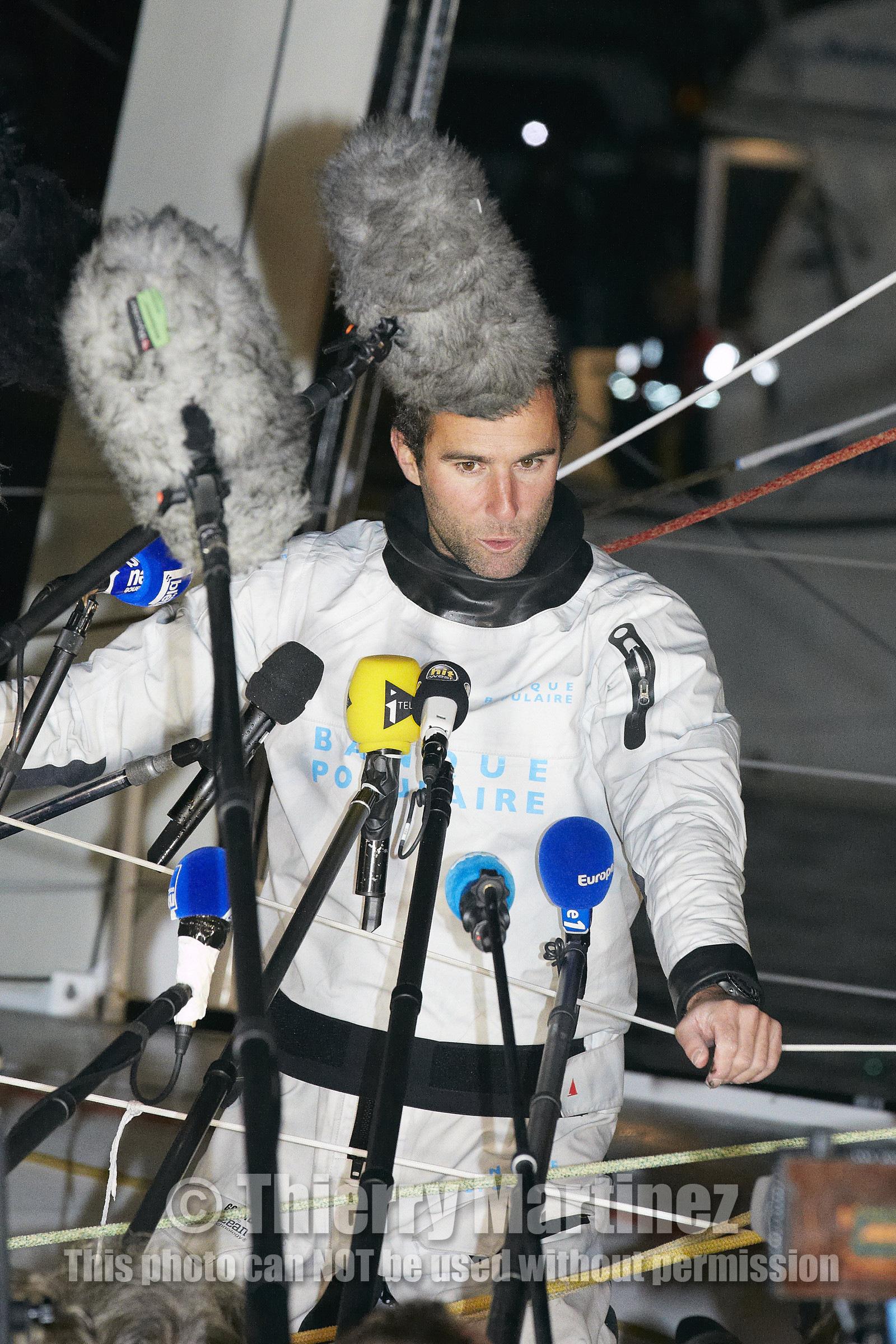 2012 13 VENDEE GLOBE. Armel Le Cleac'h (FRA) BANQUE POPULAIRE 2nd .