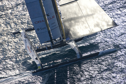 33rd  AMERICA'S CUP Valencia Spain, February 2010 - Defender:  ALINGHI (ALINGHI 5) vs Challenger : BMW Oracle Racing (USA 17)