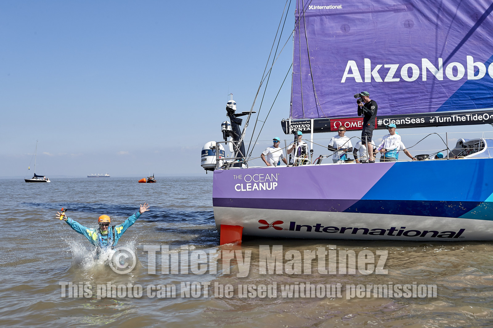 team AkzoNobel  in Volvo Ocean Race 2017-18.