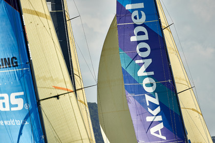 team AkzoNobel  in Volvo Ocean Race 2017-18.