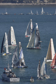 Départ Transat Jacques Vabre 2015.