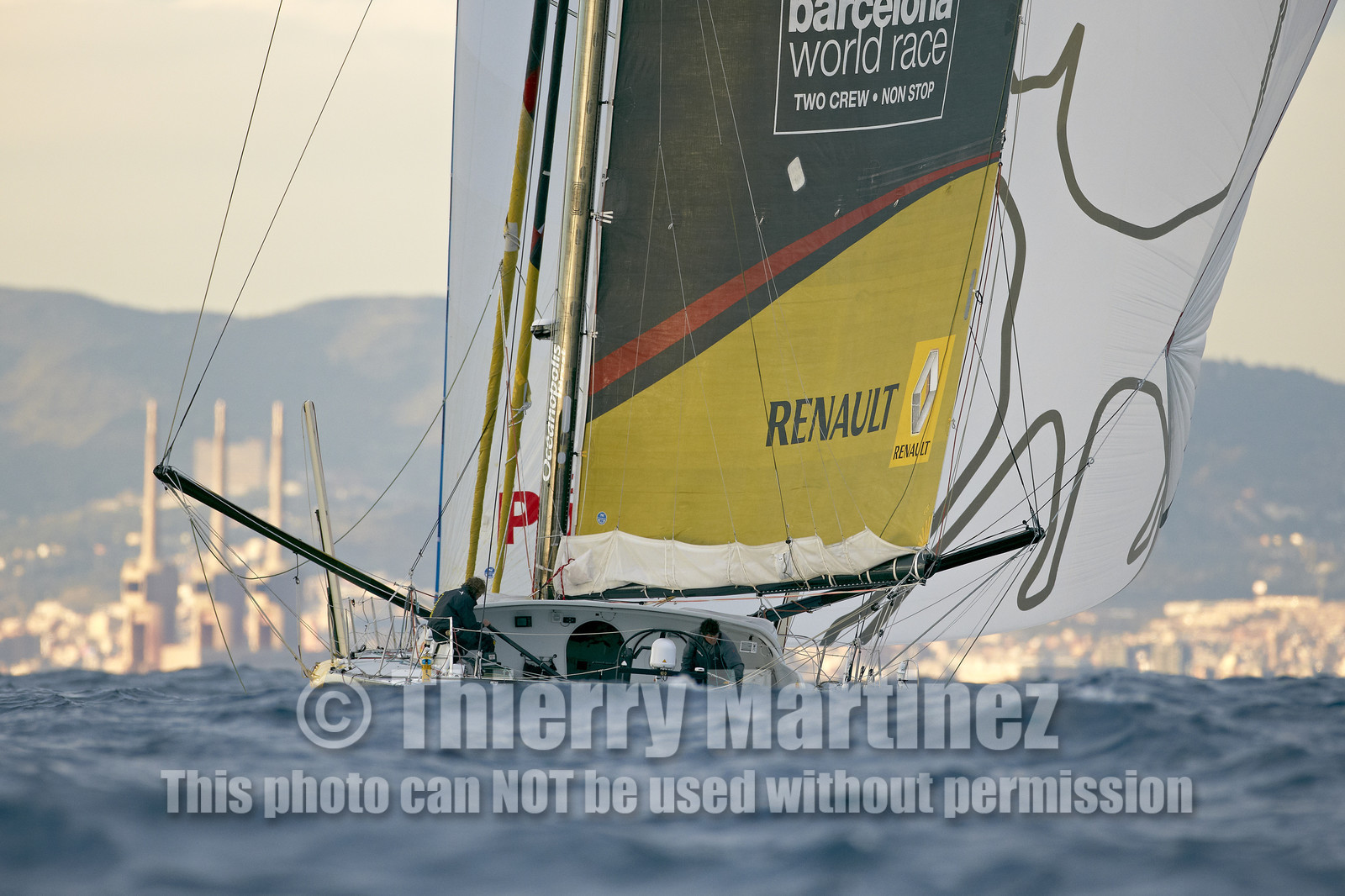 Bernard Stamm (SUI) & Jean Le Cam (FRA) winners of BWR 2014-15 on CHEMINEES POUJOULAT