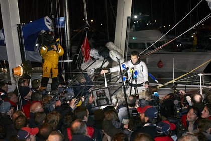 2012 13 VENDEE GLOBE. Armel Le Cleac'h (FRA) BANQUE POPULAIRE 2nd .