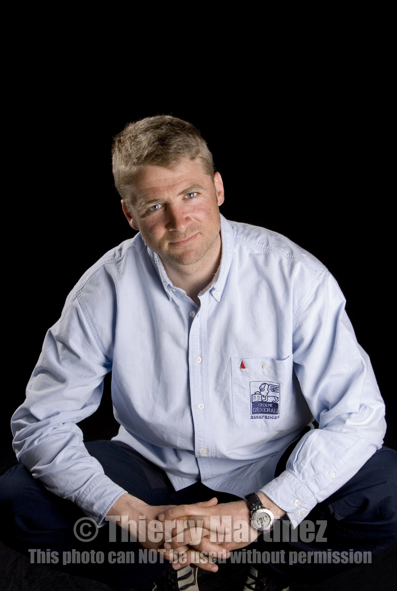 Yann Elies , skipper GENERALI IN STUDIO March 2006
