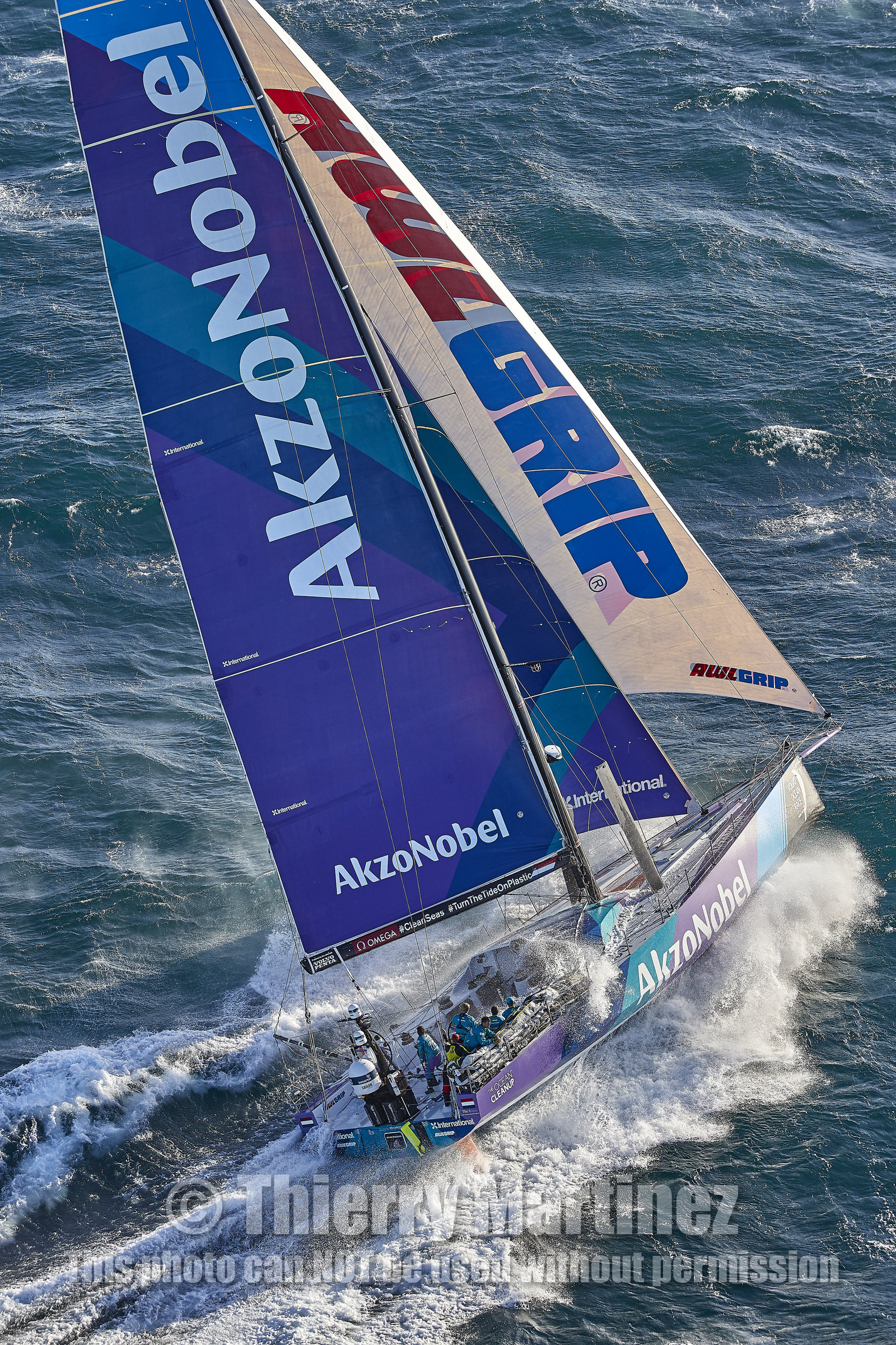 team AkzoNobel  in Volvo Ocean Race 2017-18.