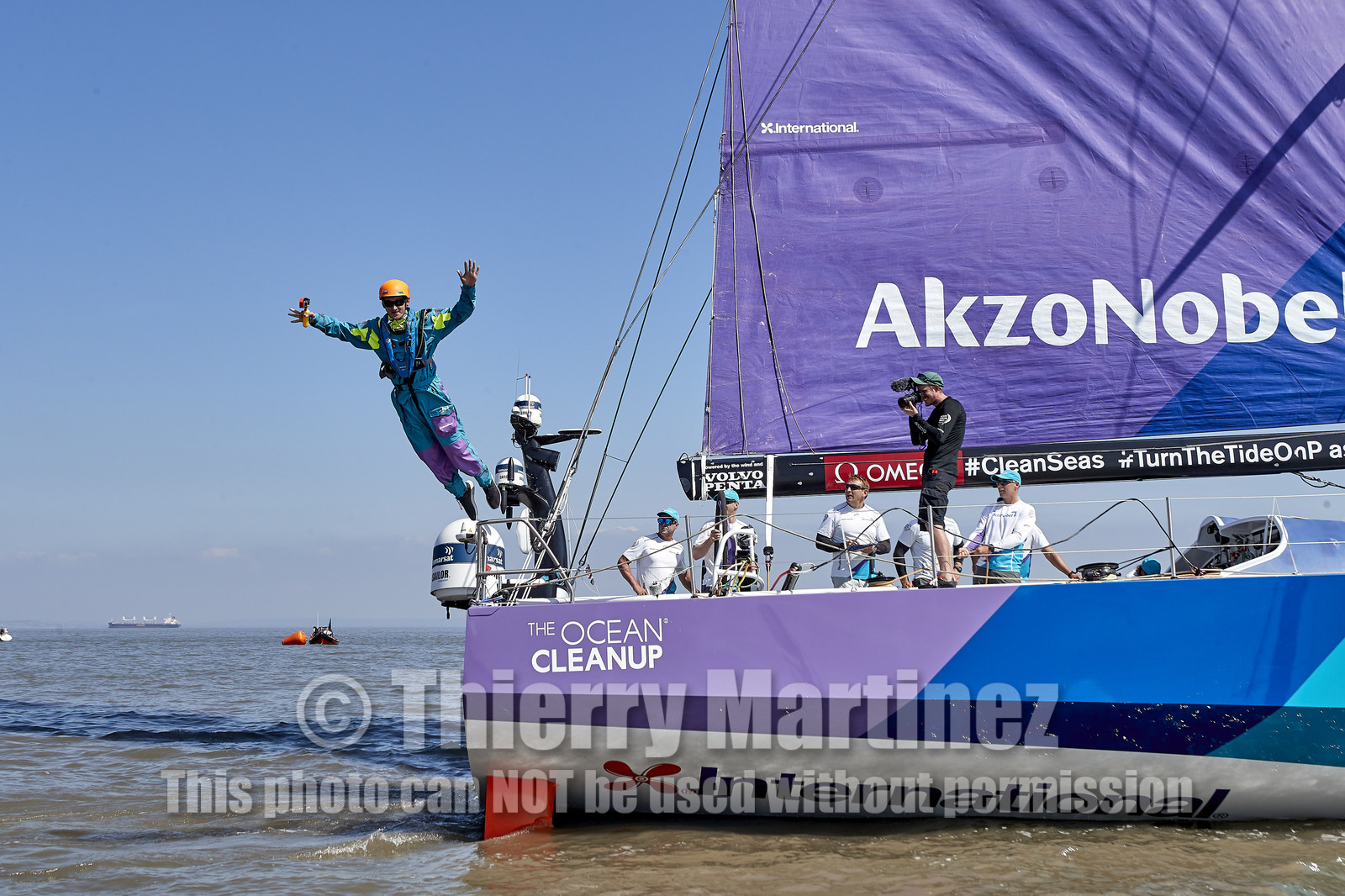 team AkzoNobel  in Volvo Ocean Race 2017-18.