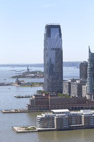 Aerial view of New York City (USA).