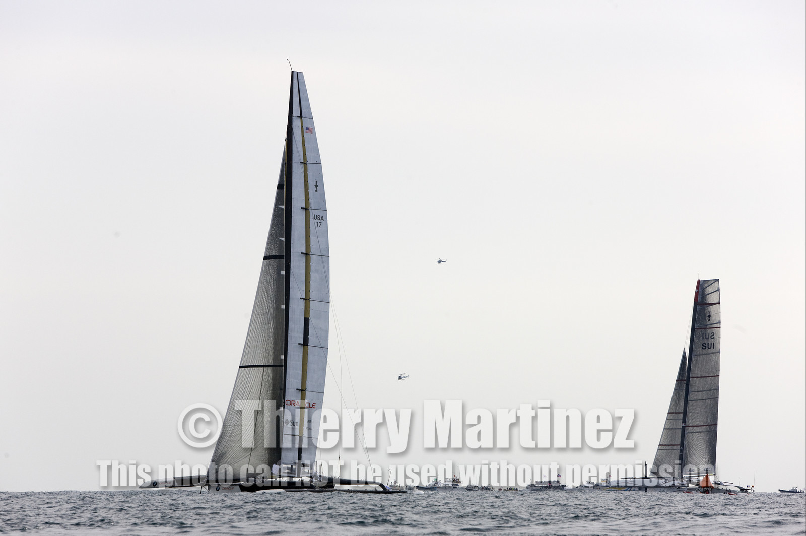 33rd  AMERICA'S CUP Valencia Spain, February 2010 - Defender:  ALINGHI (ALINGHI 5) vs Challenger : BMW Oracle Racing (USA 17)