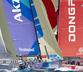 team AkzoNobel  in Volvo Ocean Race 2017-18.