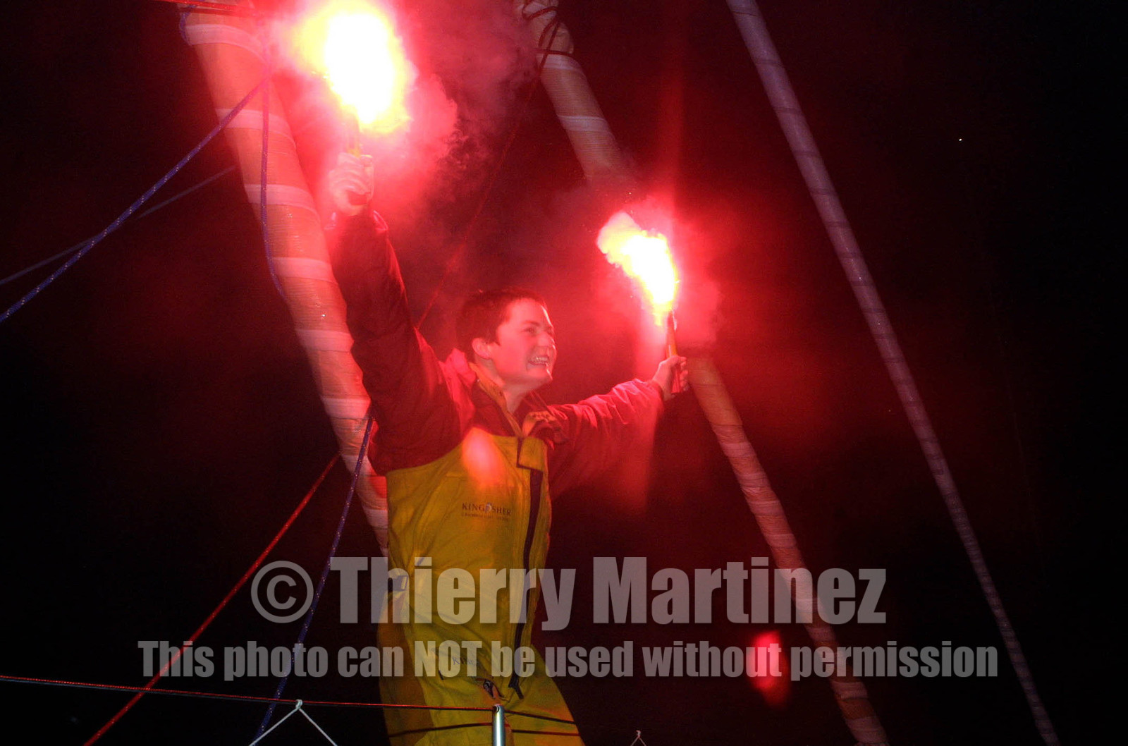 2000 Vendee Globe. Finish. Les Sables d'Olonne(FRA)