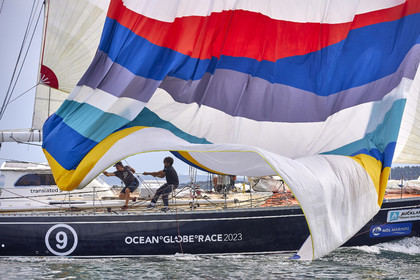 23_19934   © Thierry Martinez.SOUTHAMPTON,  - UK 10 septembre 2023.OCEAN GLOBE RACE 2023.Start Leg 1 : Southampton ( UK)   Cape Town ( South Africa)