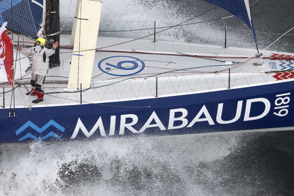 MIRABAUD  Monohull IMOCA 60, skipper Dominique Wavre (SUi)