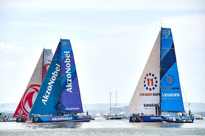 team AkzoNobel  in Volvo Ocean Race 2017-18.