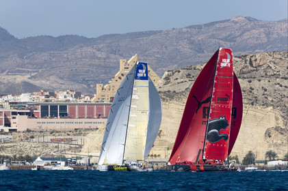 VOLVO OCEAN RACE - 2008 2009. IN-PORT RACE in Alicante-Spain.