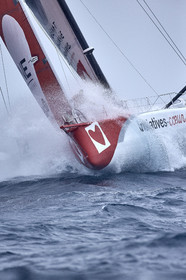 16_40224  ©Th.Martinez Sea&Co.  ILE DE GROIX - - FRANCE. 3 Août 2016. .Tanguy De Lamotte (FRA), a bord de l'IMOCA Initiatives-Coeur au large de l'Ile de Groix (FRA) en préparation du Vendée Globe 2016-17.
