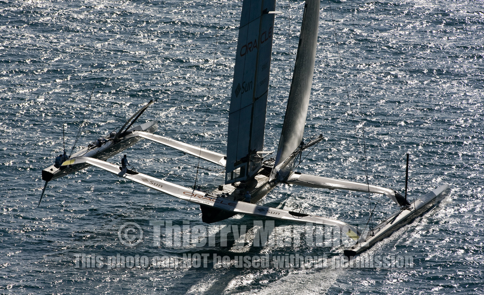 33rd  AMERICA'S CUP Valencia Spain, February 2010 - Defender:  ALINGHI (ALINGHI 5) vs Challenger : BMW Oracle Racing (USA 17)